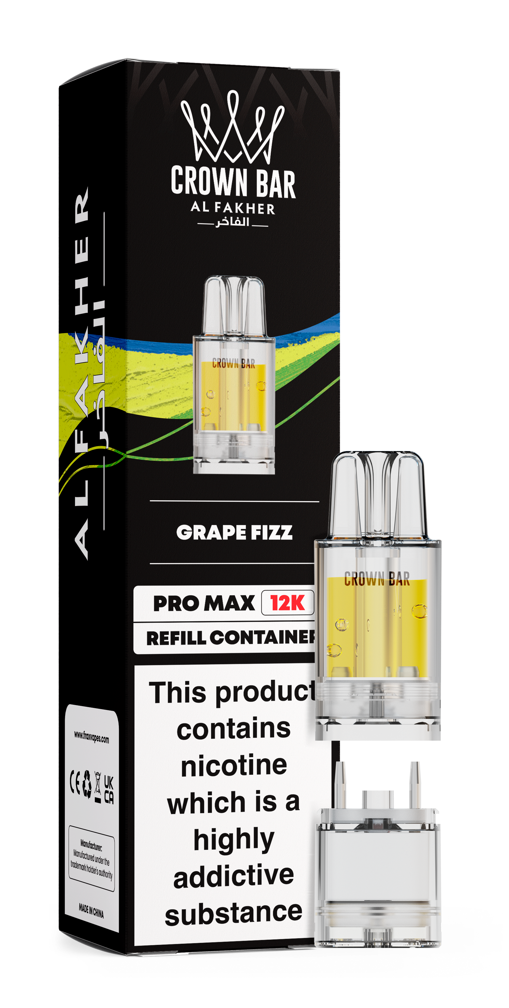Al Fakher Crown Bar Pro Max 12K Refill Replacement Pod - Starting From £4.40