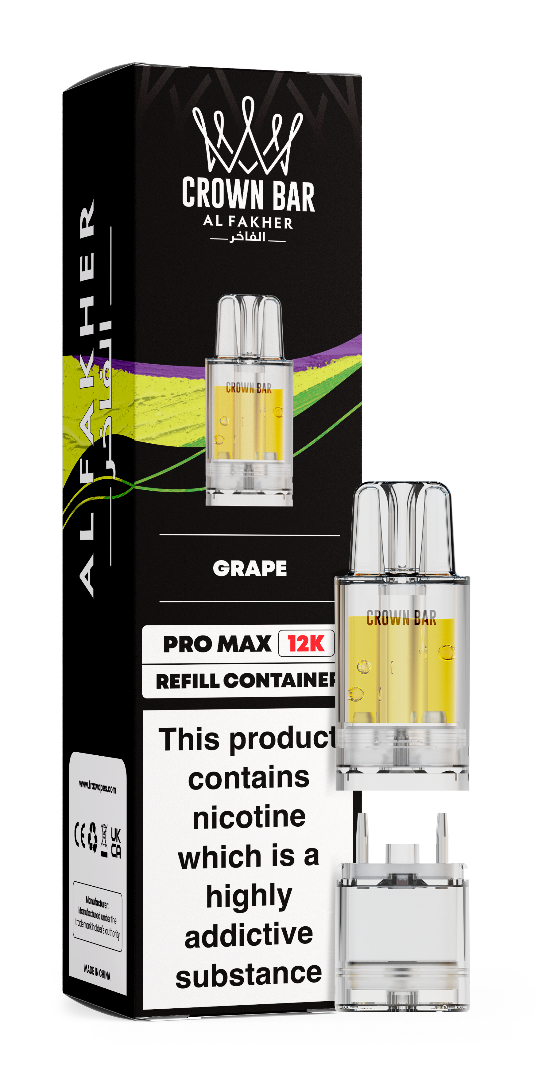 Al Fakher Crown Bar Pro Max 12K Refill Replacement Pod - Starting From £4.40