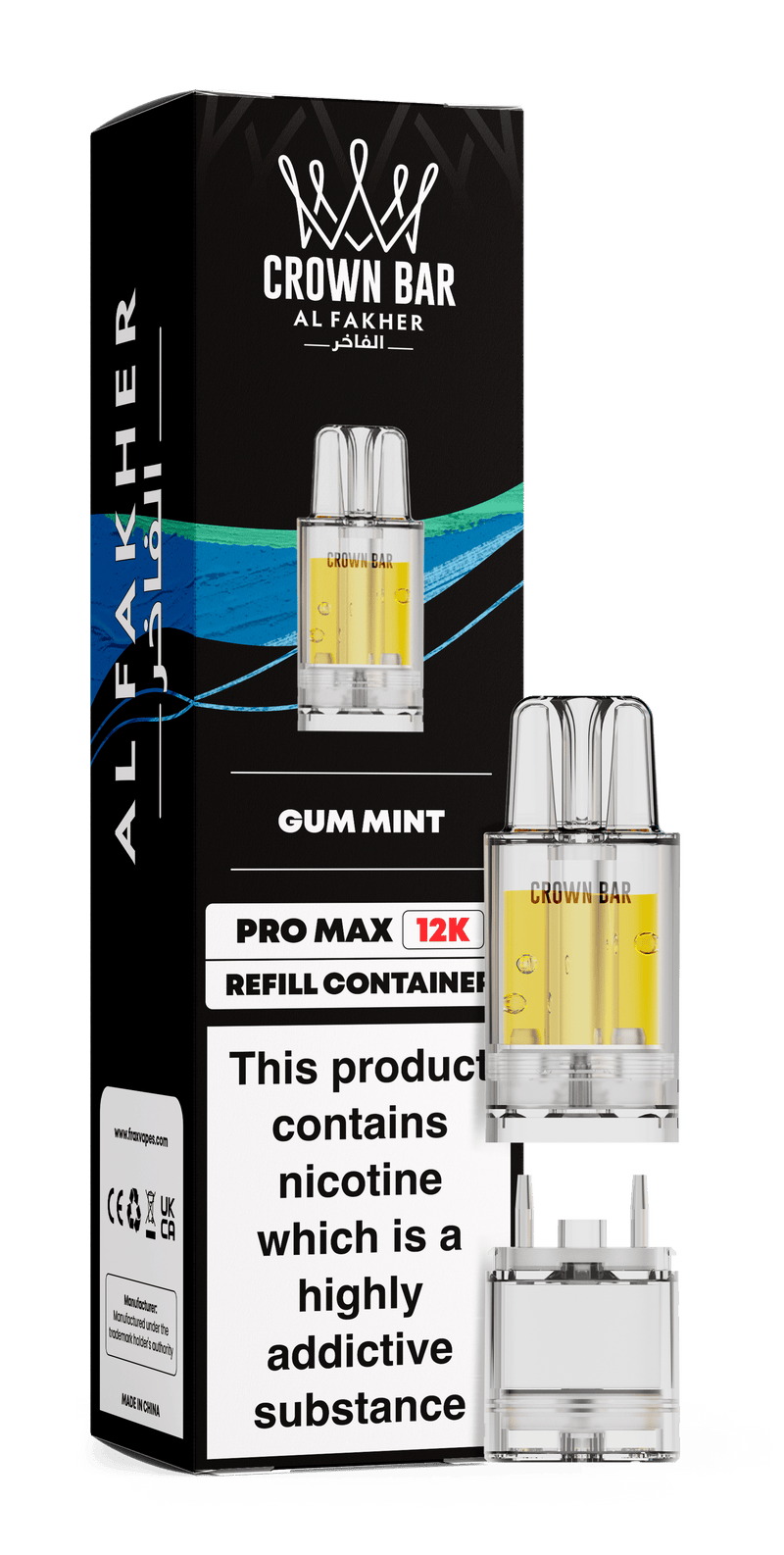 Al Fakher Crown Bar Pro Max 12K Refill Replacement Pod - Starting From £4.40