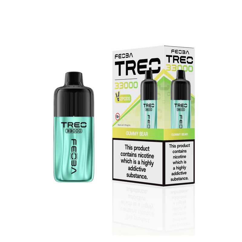 Feoba Treo 33K, 33000 Puffs Prefilled Pod Vape Kit - Starting From £8.99