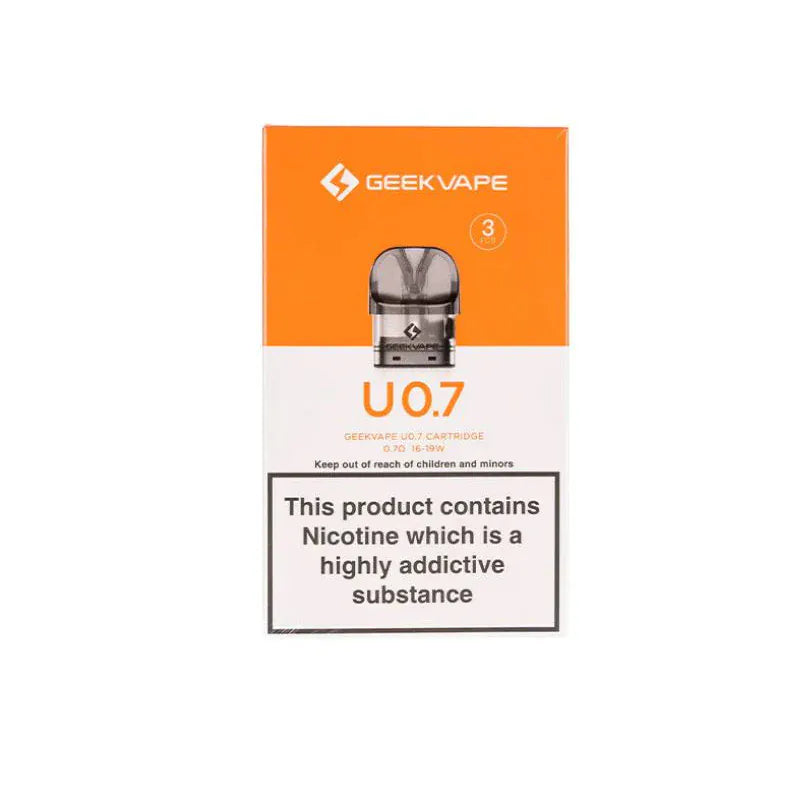 Geekvape U 0.7 Replacement Pod Cartridges - £7.99 Only