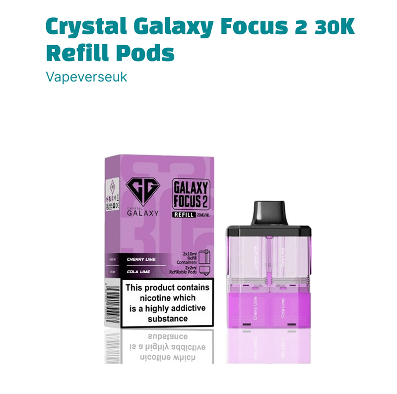 Crystal Galaxy Focus 2 30K replacement Pods
