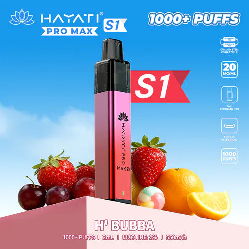 Hayati Pro Max S1 Prefilled Pod Vape Kit