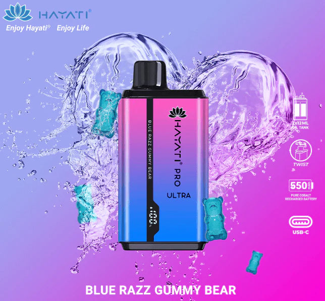 Hayati Pro Ultra 15000 Puffs Prefilled Vape - Only £6.99