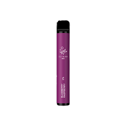 Multi Buy Elf Bar 600 Puffs Disposable Vape -2mg -2%