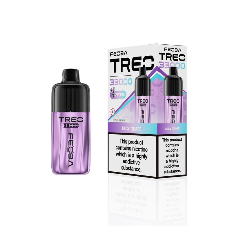 Feoba Treo 33K, 33000 Puffs Prefilled Pod Vape Kit - Starting From £8.99