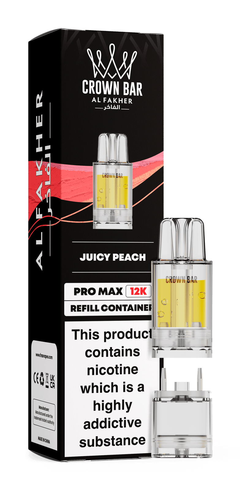 Al Fakher Crown Bar Pro Max 12K Refill Replacement Pod - Starting From £4.40