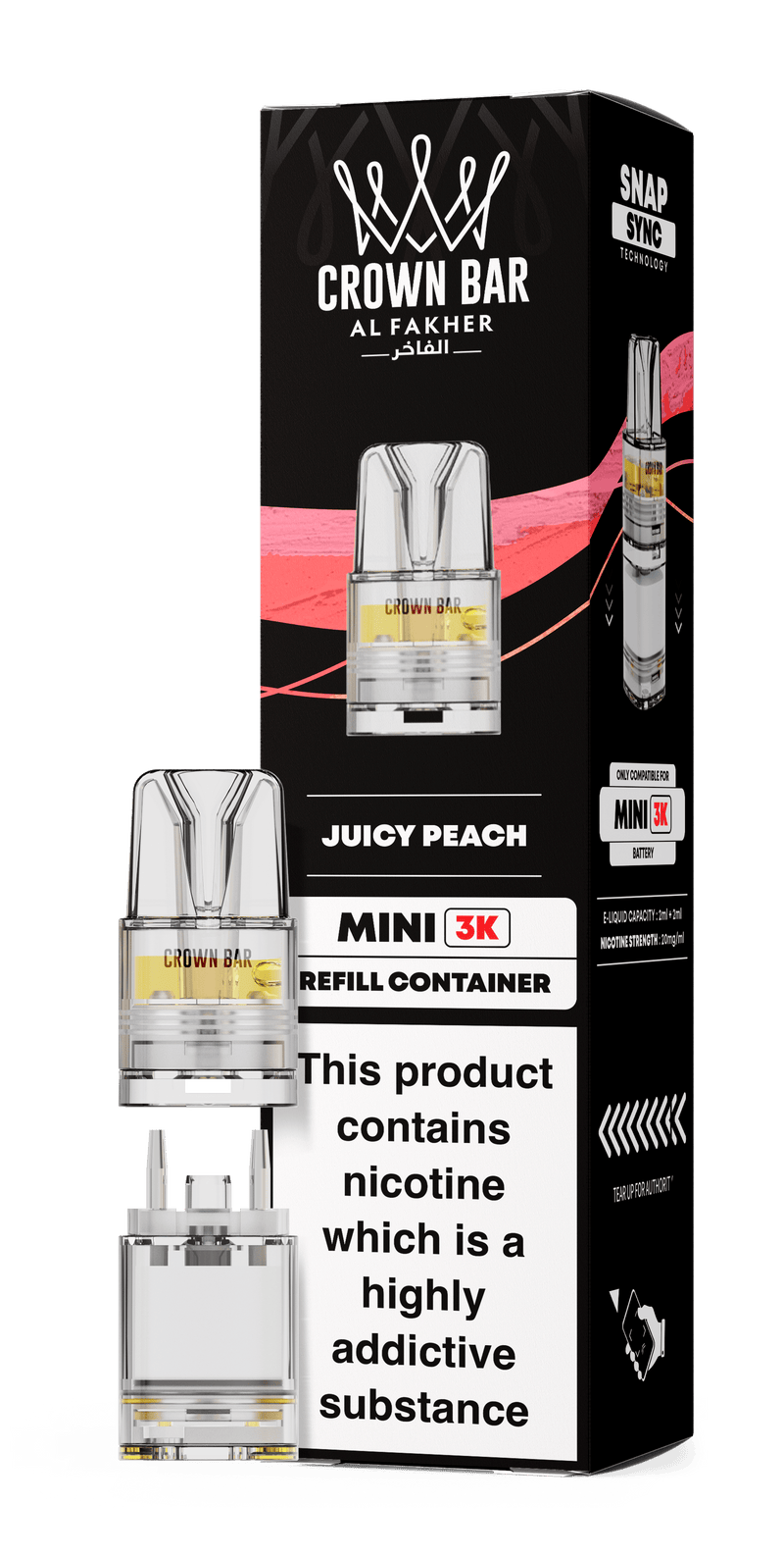 Al Fakher Crown Bar Mini 3K Refill Pods - Starting From £3.99