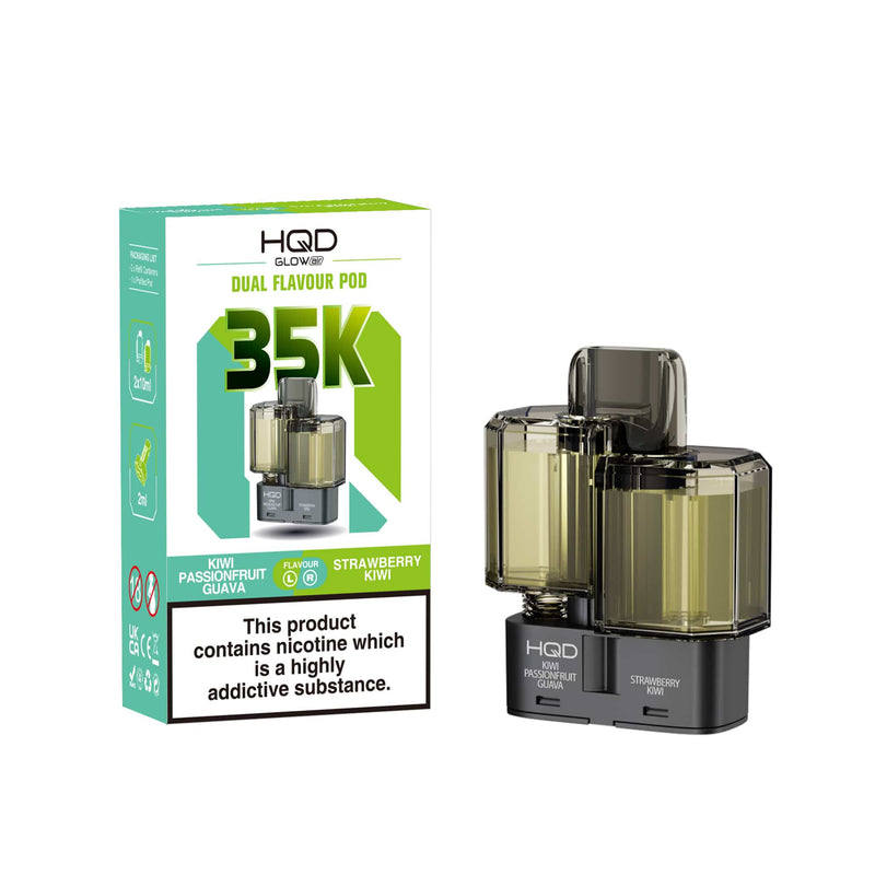 HQD Glow Air 35k Prefilled Refill Pods - Starting At £6.60