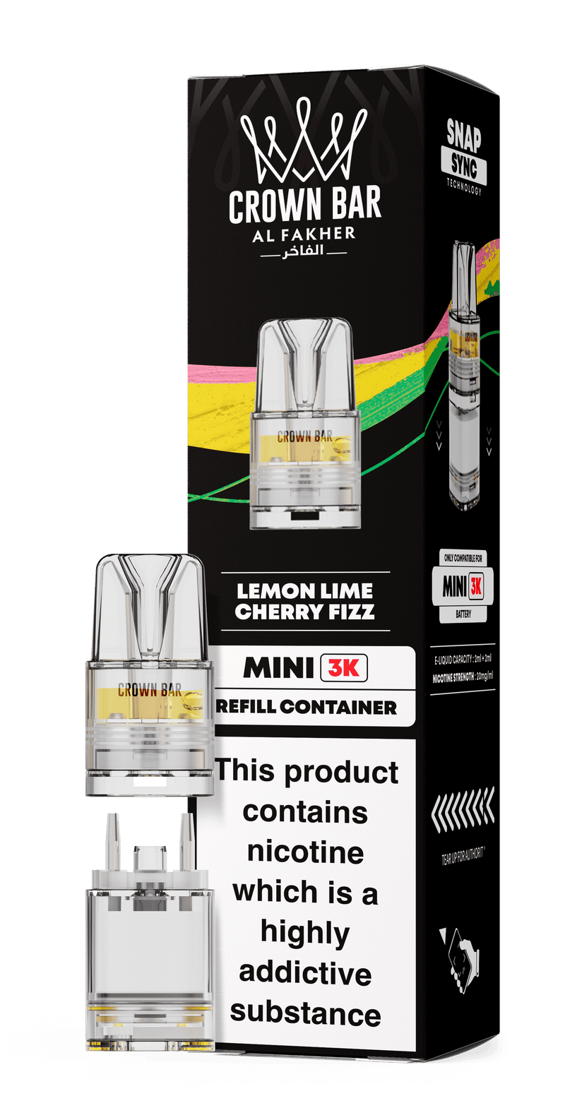 Al Fakher Crown Bar Mini 3K Refill Pods - Starting From £3.99