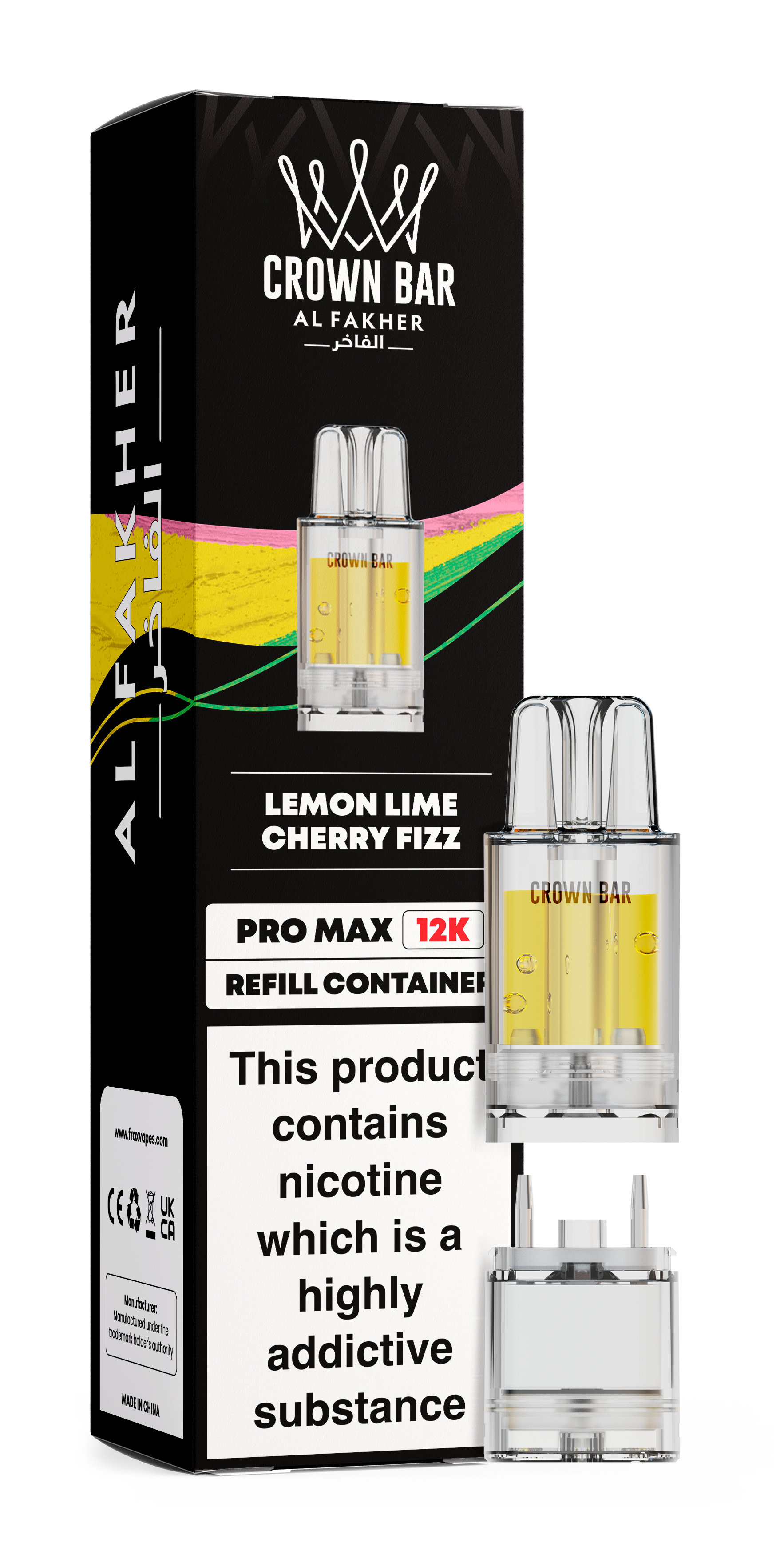 Al Fakher Crown Bar Pro Max 12K Refill Replacement Pod - Starting From £4.40