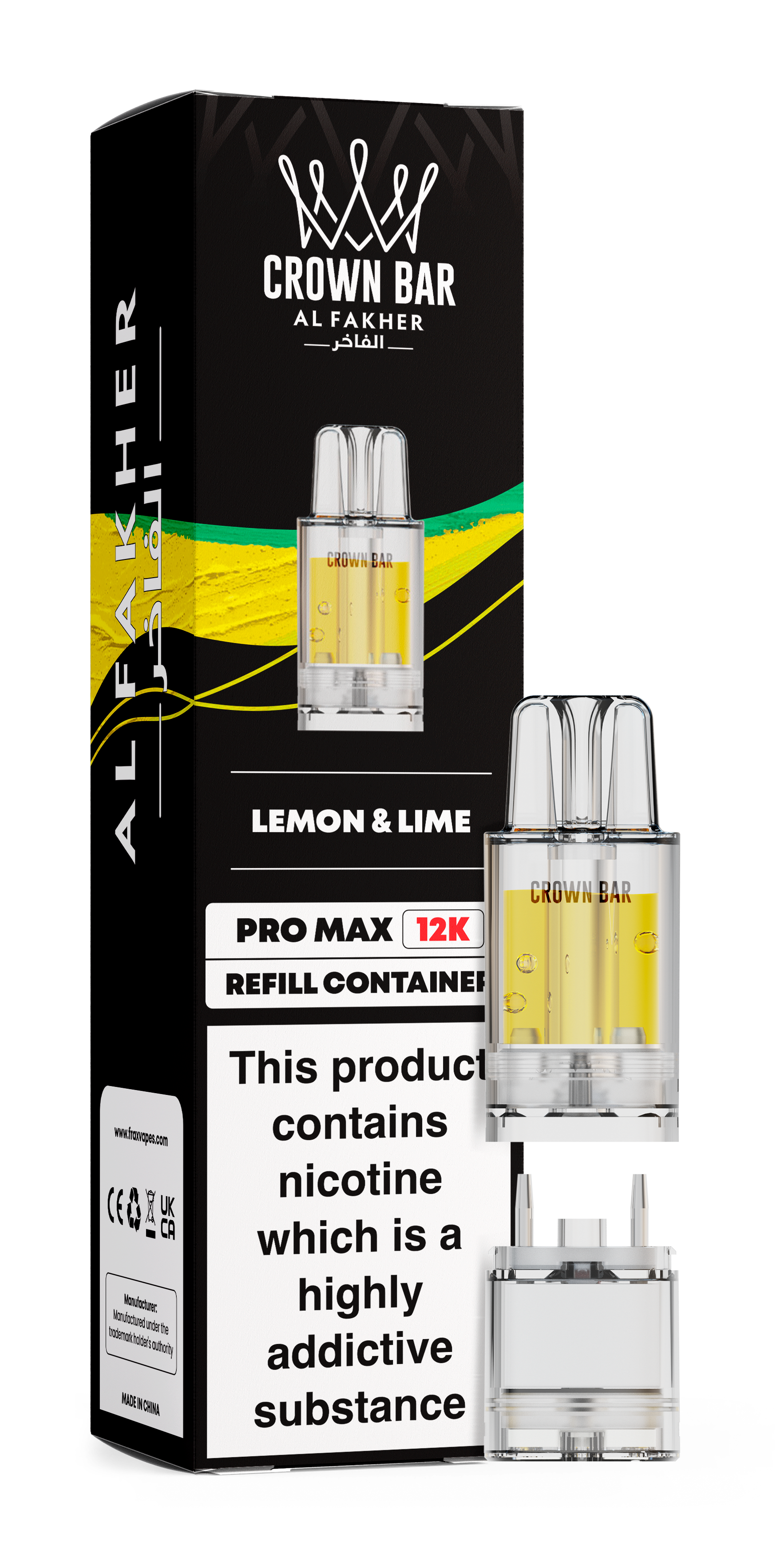 Al Fakher Crown Bar Pro Max 12K Refill Replacement Pod - Starting From £4.40