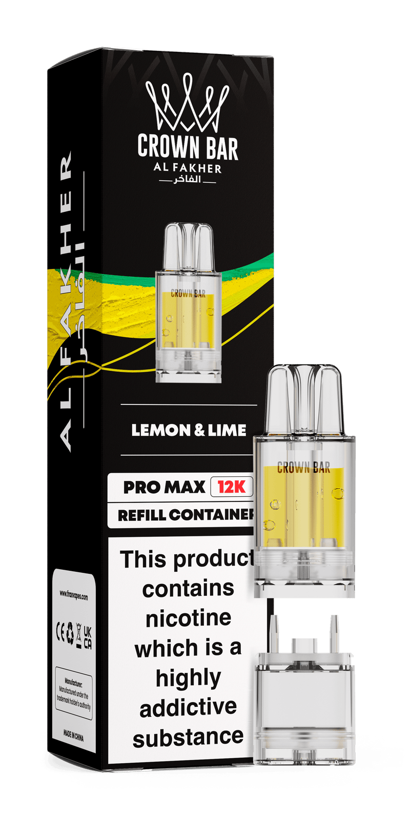 Al Fakher Crown Bar Pro Max 12K Refill Replacement Pod - Starting From £4.40
