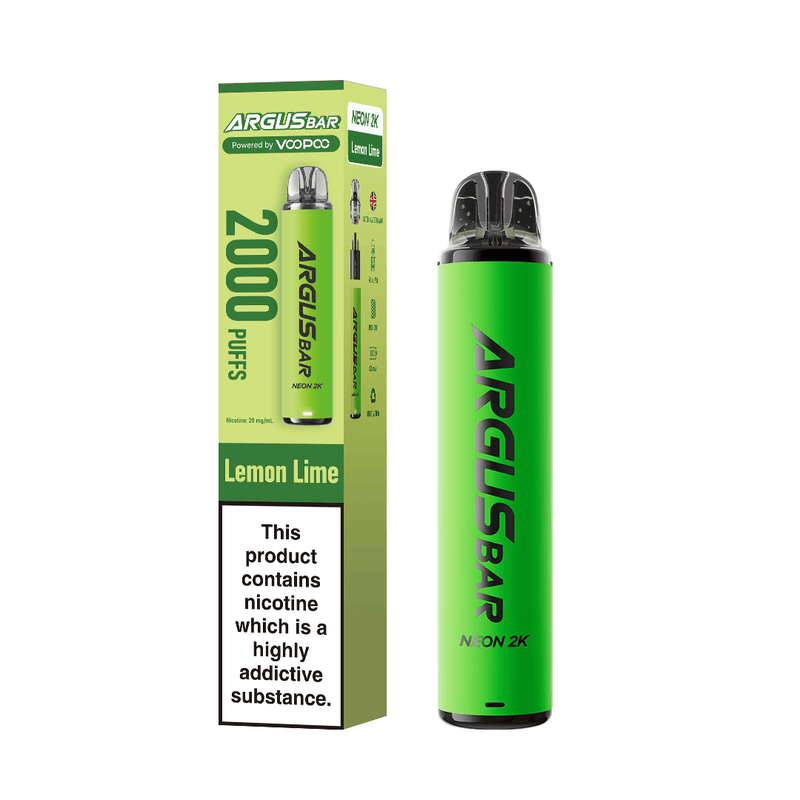 Argus Bar Neon 2k Puffs Prefilled Pod Kit