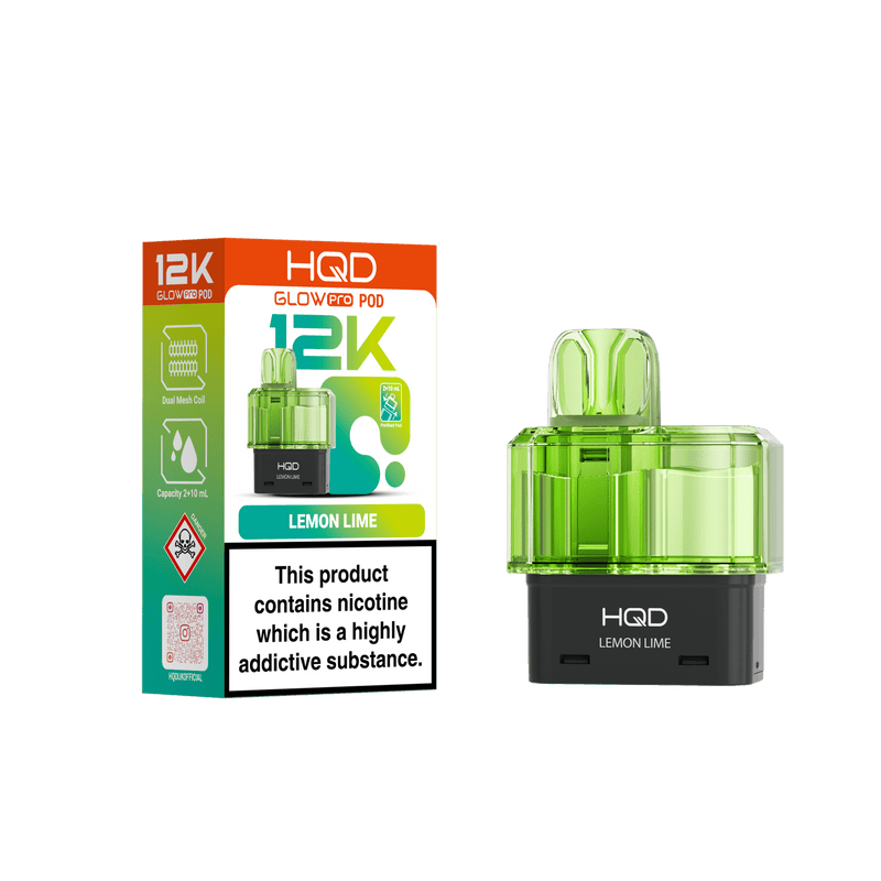 HQD Glow Pro 12k Replacement Pods - £5.49 Only