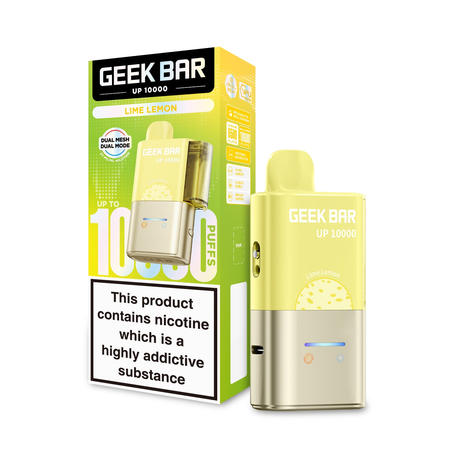 Geek Bar UP 10,000 Puffs Prefilled Pod Kit | Start from £9.99
