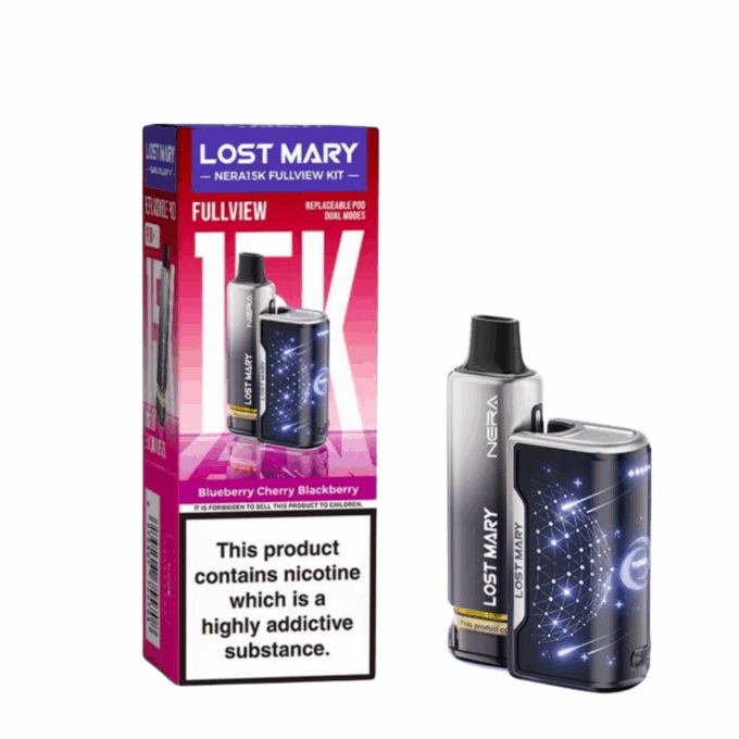 Lost Mary Nera 15k Full View Kit