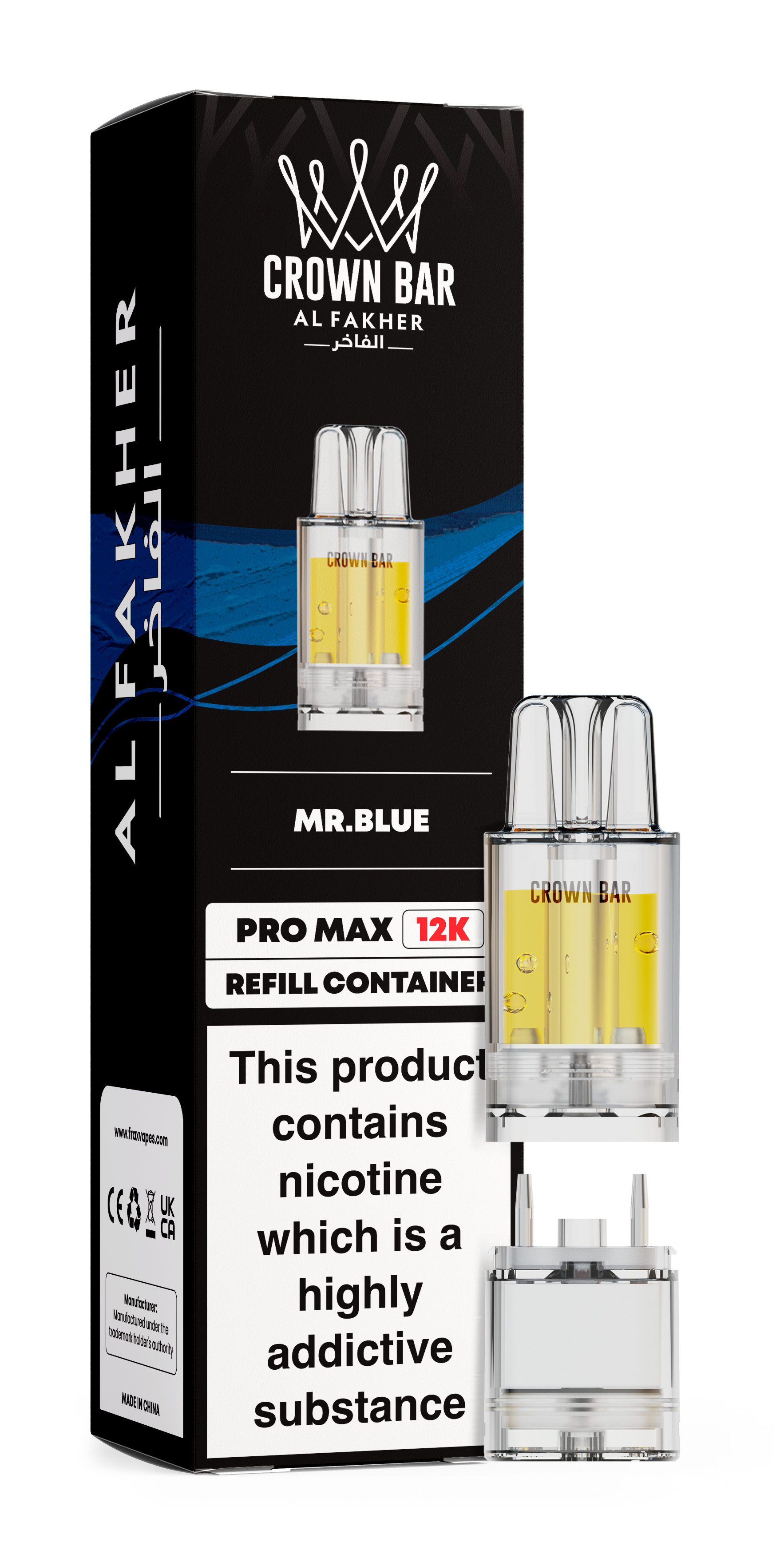 Al Fakher Crown Bar Pro Max 12K Refill Replacement Pod - Starting From £4.40