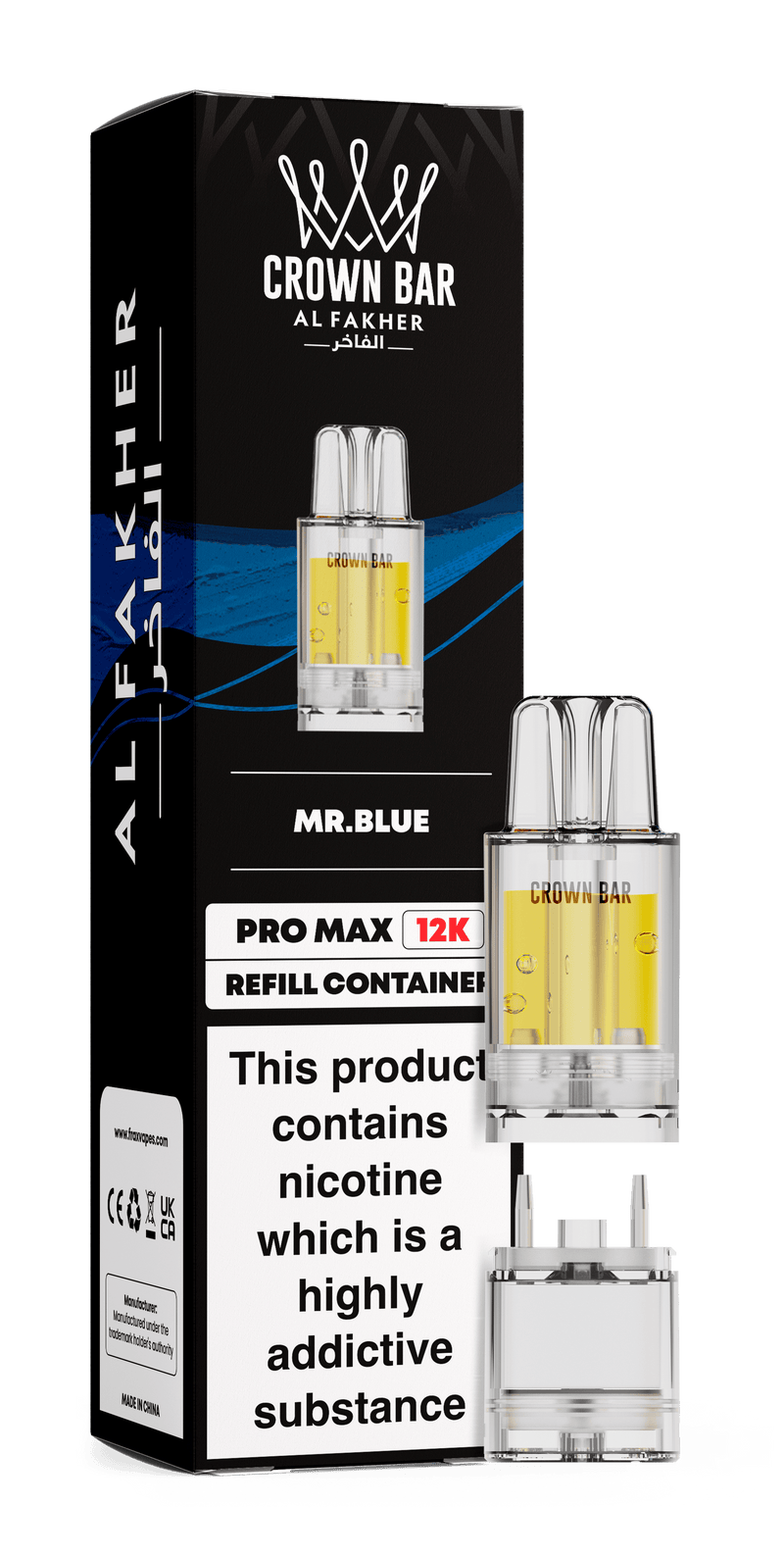 Al Fakher Crown Bar Pro Max 12K Refill Replacement Pod - Starting From £4.40