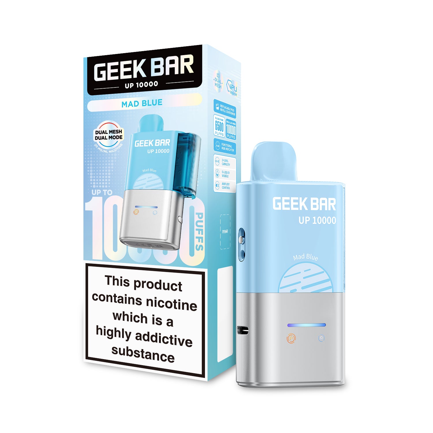 Geek Bar UP 10,000 Puffs Prefilled Pod Kit | Start from £9.99