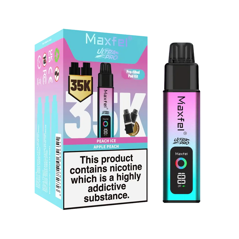 Maxfel Ultra Pro Prefilled Pod Vape kit 35000 Puffs