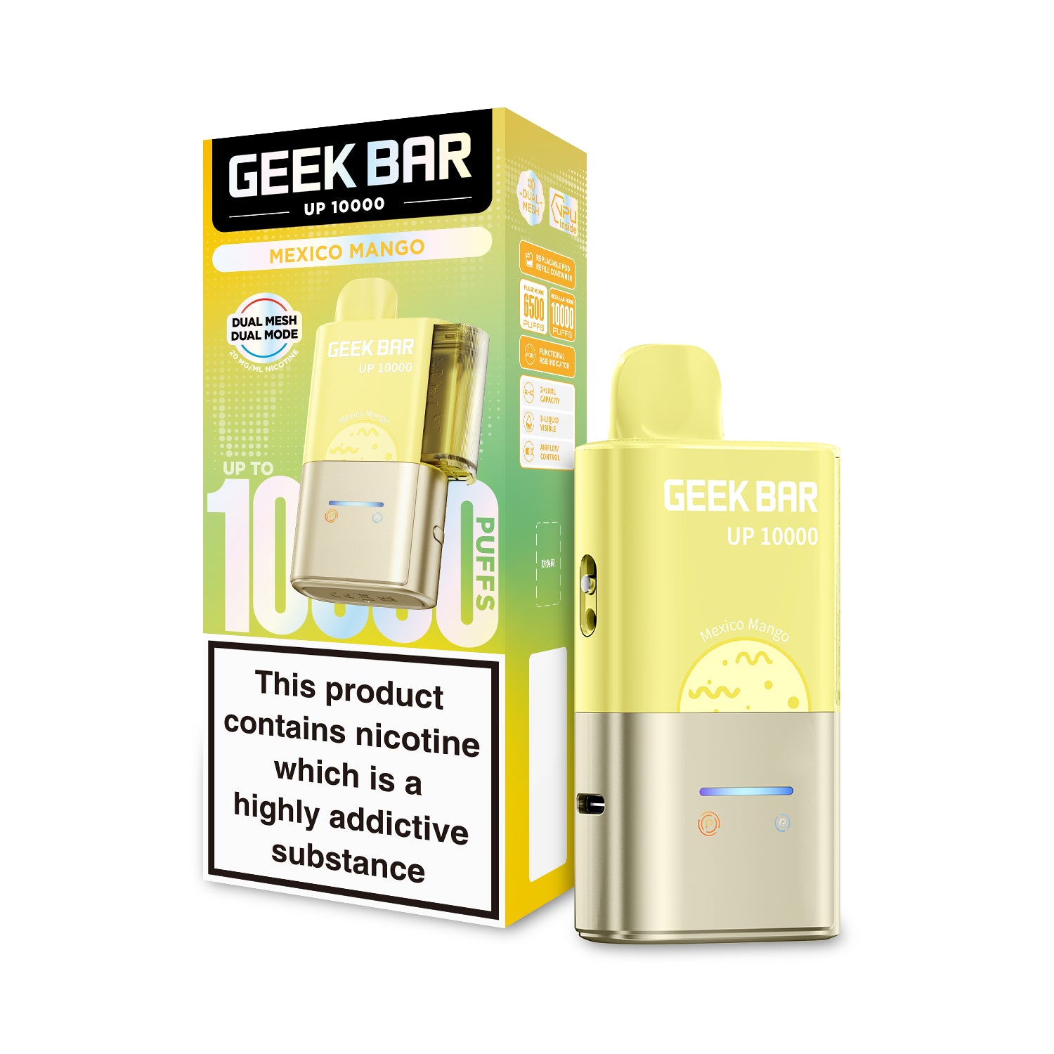 Geek Bar UP 10,000 Puffs Prefilled Pod Kit | Start from £9.99