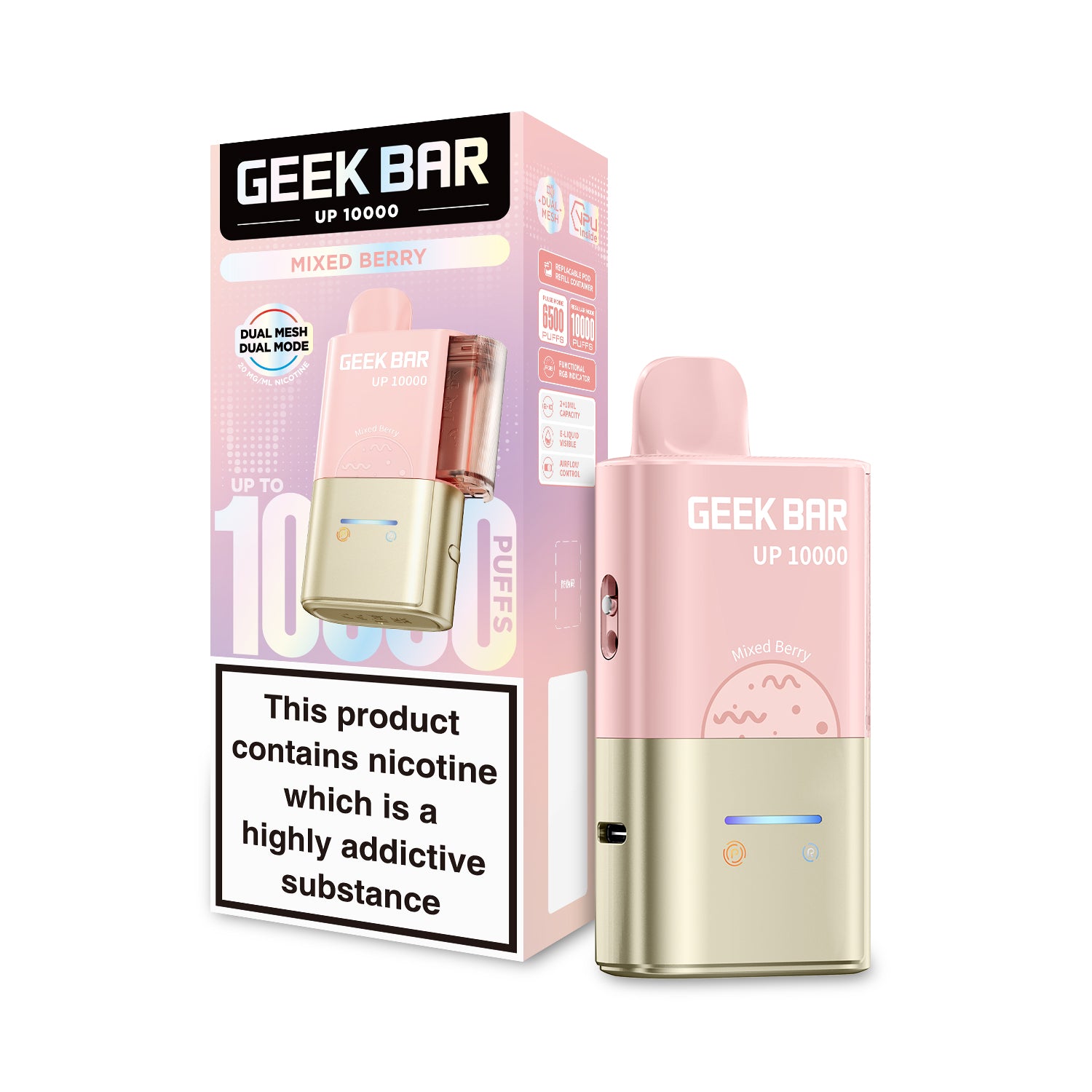 Geek Bar UP 10,000 Puffs Prefilled Pod Kit | Start from £9.99