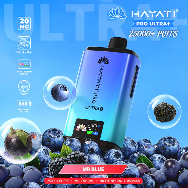 Hayati Pro Ultra Plus 25000 Puffs Prefilled Pod Kit - From £8.99