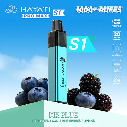 Hayati Pro Max S1 Prefilled Pod Vape Kit