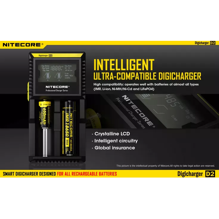 Nitecore Digicharger D2 EU