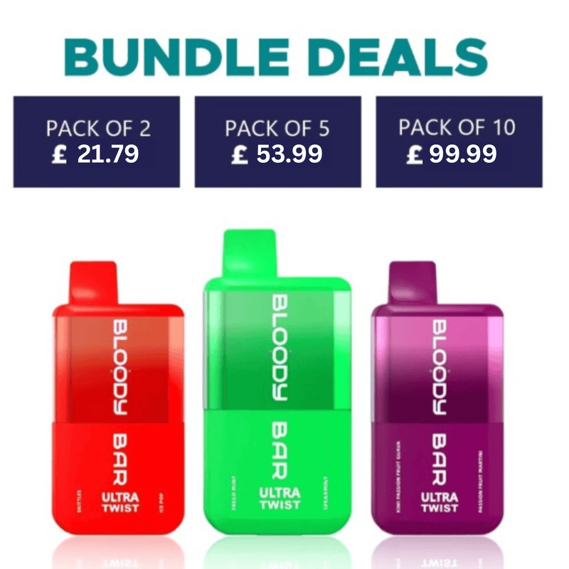 Bloody Bar Ultra Twist 20k Prefilled Pod Kit bundle deal