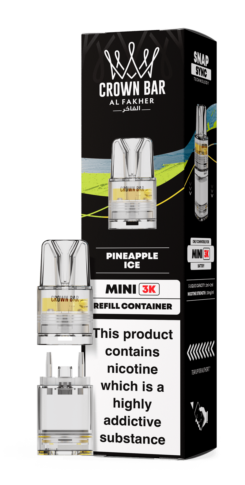 Al Fakher Crown Bar Mini 3K Refill Pods - Starting From £3.99