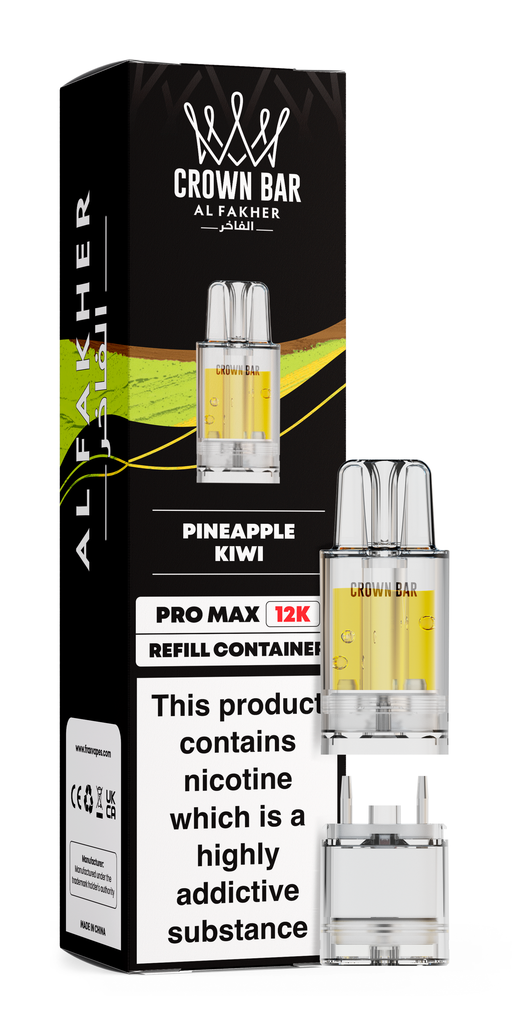 Al Fakher Crown Bar Pro Max 12K Refill Replacement Pod - Starting From £4.40