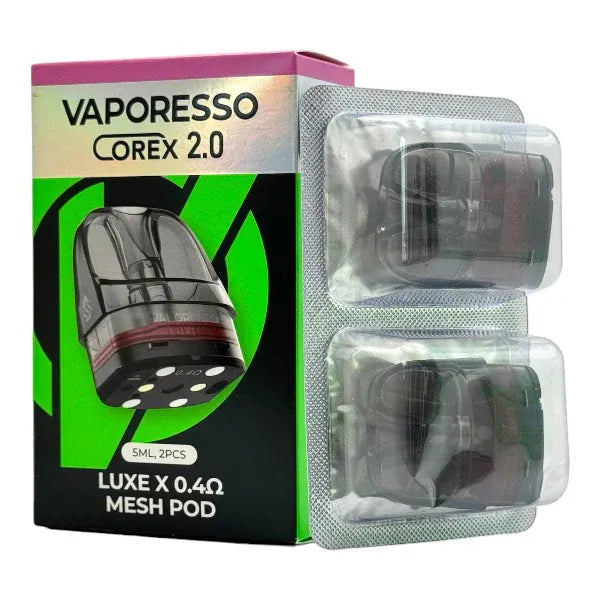 Vaporesso cortex 2.0 Luck x 0.4 ohms mesh Pod 5ml