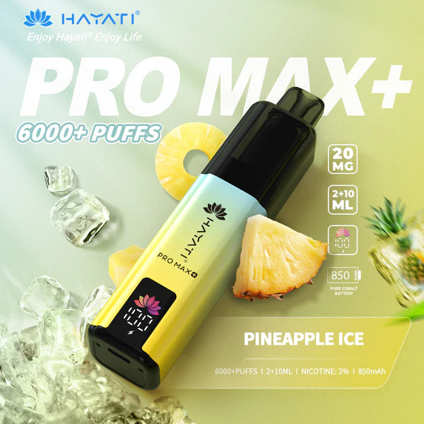 Hayati Pro Max Plus 6000 Puffs Prefilled Pod kit - From £7.80