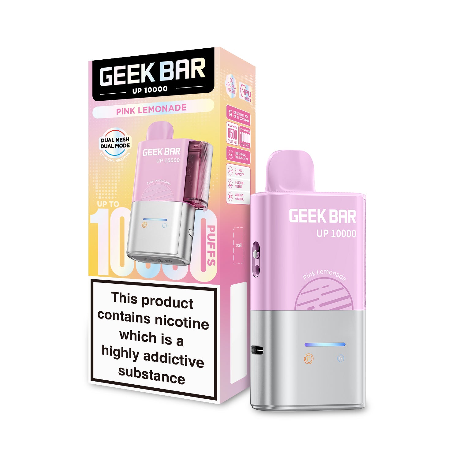 Geek Bar UP 10,000 Puffs Prefilled Pod Kit | Start from £9.99