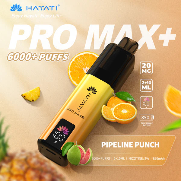 Hayati Pro Max Plus 6000 Puffs Prefilled Pod kit - From £7.80