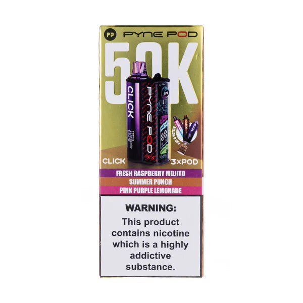 Pyne Pod Click 50K Prefilled Pod Kit 50,000 Puffs - From £11.50