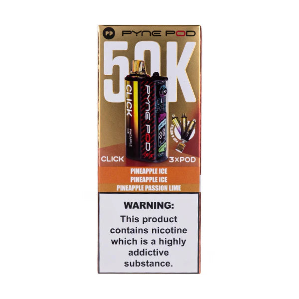 Pyne Pod Click 50K Prefilled Pod Kit 50,000 Puffs - From £11.50