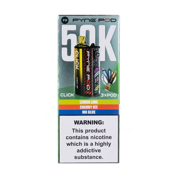 Pyne Pod Click 50K Prefilled Pod Kit 50,000 Puffs - From £11.50