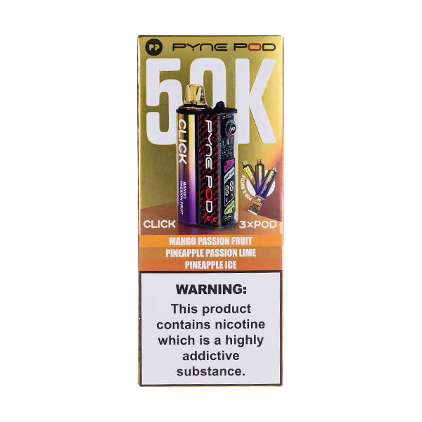 Pyne Pod Click 50K Prefilled Pod Kit 50,000 Puffs - From £11.50