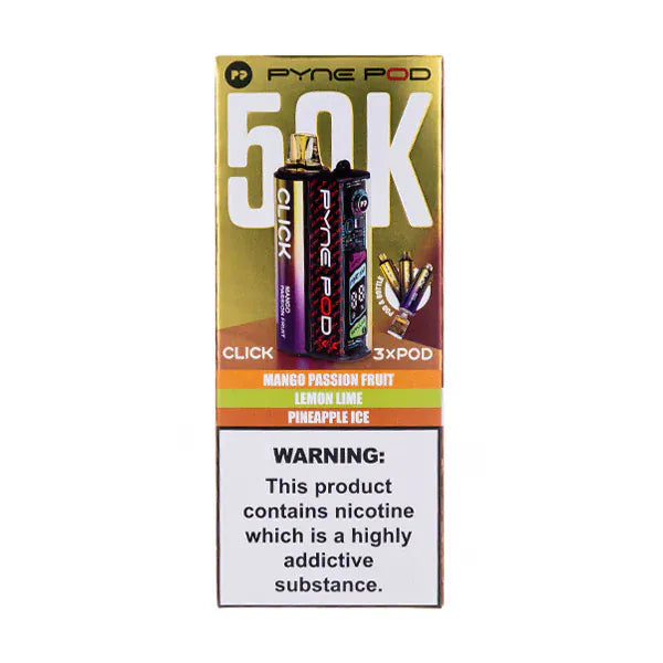 Pyne Pod Click 50K Puffs Prefilled Box of 5