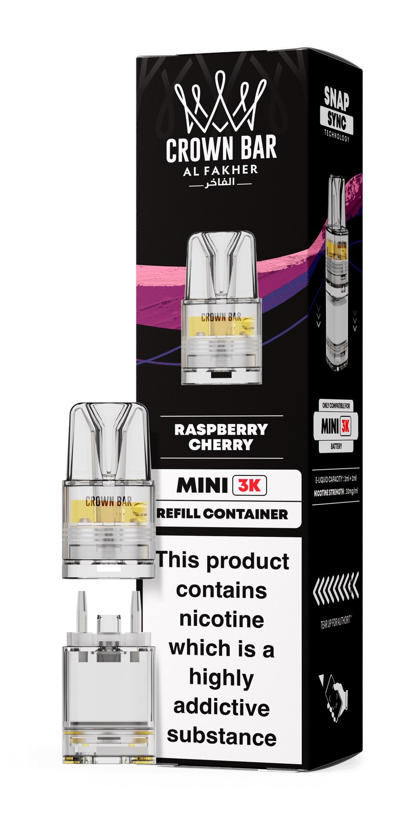 Al Fakher Crown Bar Mini 3K Refill Pods - Starting From £3.99