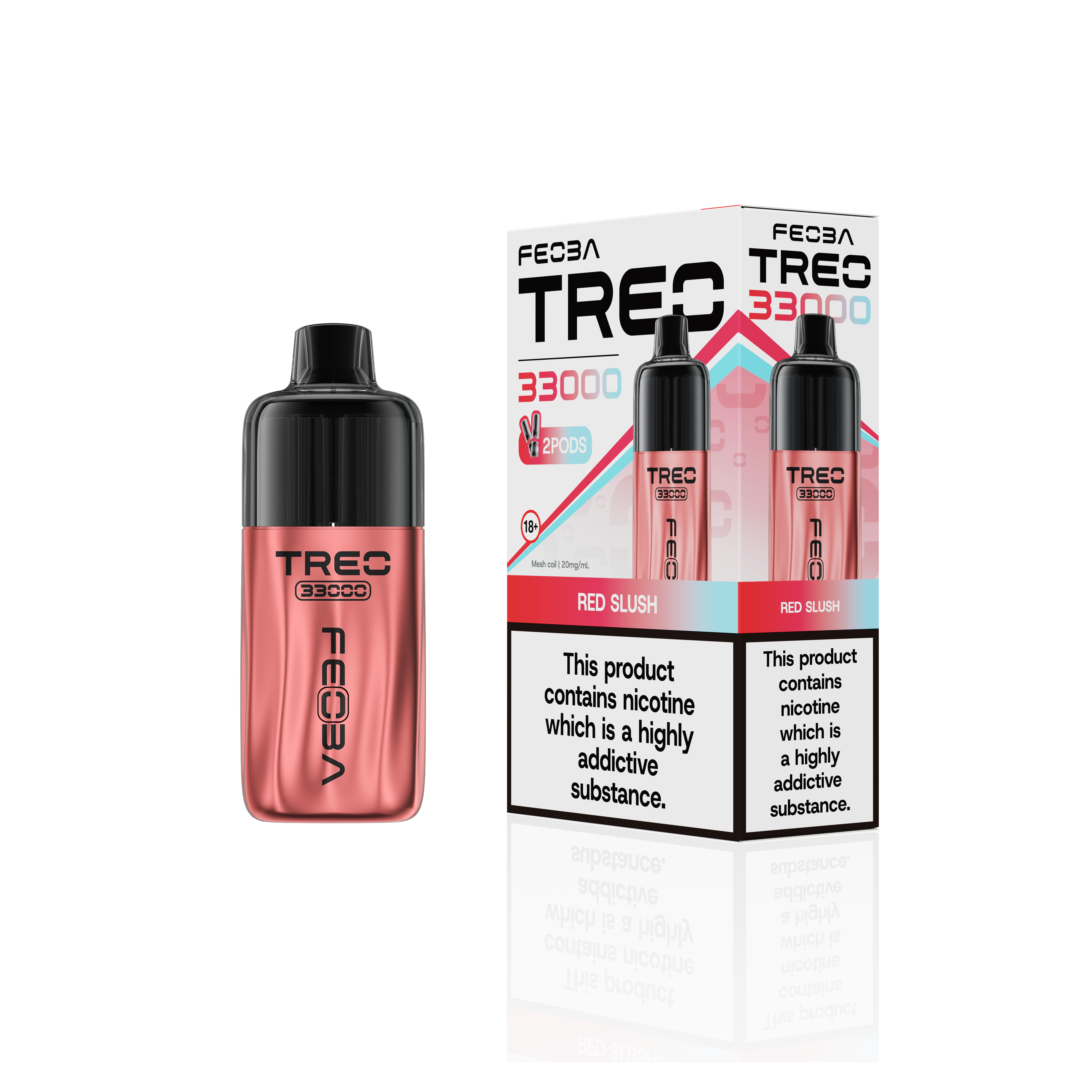 Feoba Treo 33K, 33000 Puffs Prefilled Pod Vape Kit - Starting From £8.99