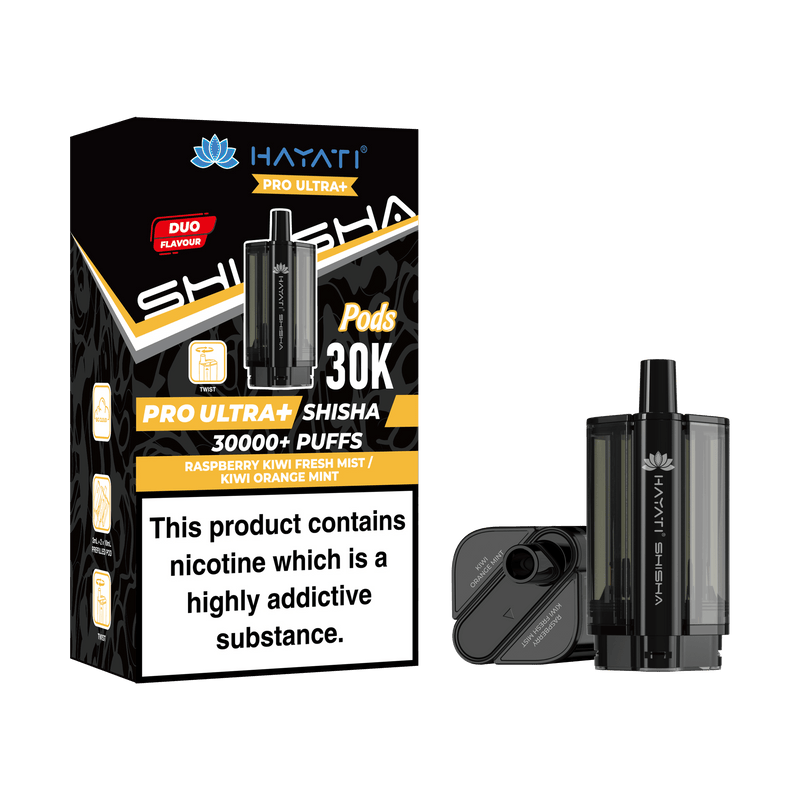 Hayati Shisha 30k Replacement Pods Pro Ultra Plus - £6.95 Only