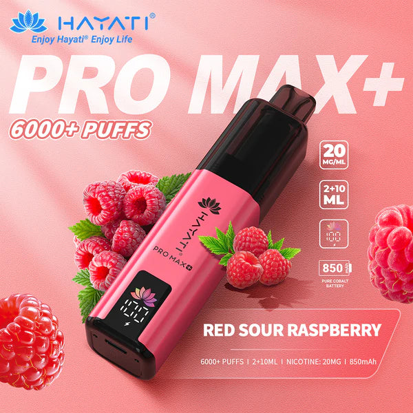 Hayati Pro Max Plus 6k Prefilled Pod kit - Starting From £6.79