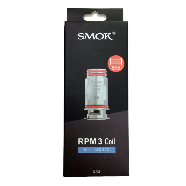 SMOK rpm 3 coil 2ml meshed 0.15 ohms 40-80 Watt