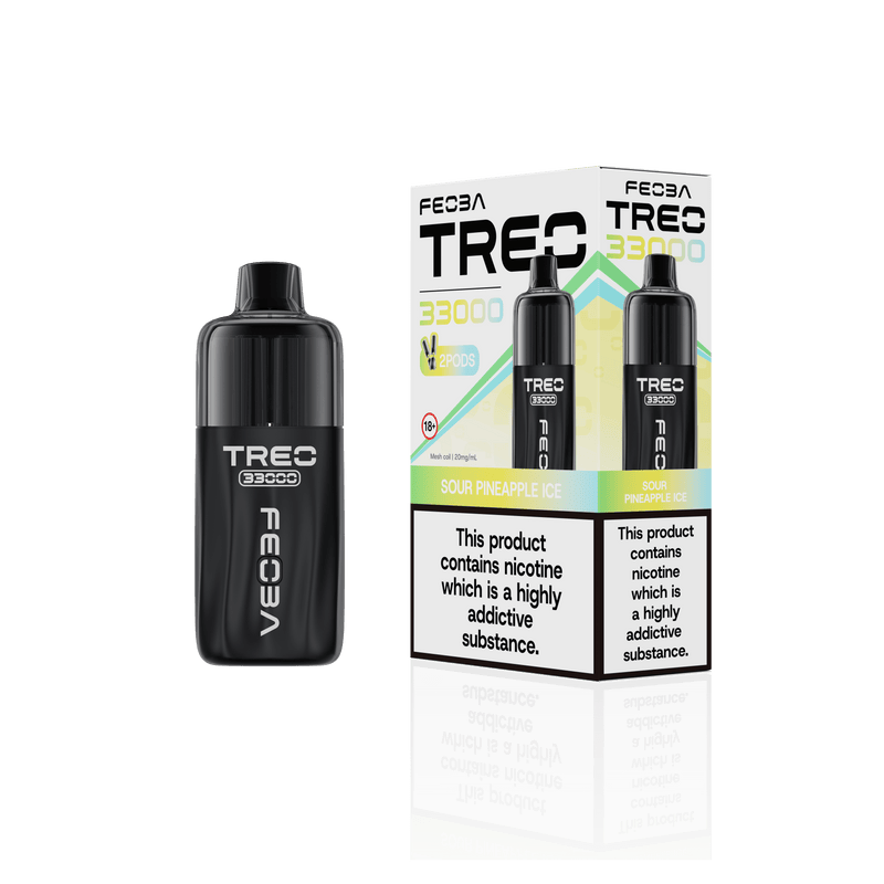 Feoba Treo 33K, 33000 Puffs Prefilled Pod Vape Kit - Starting From £8.99