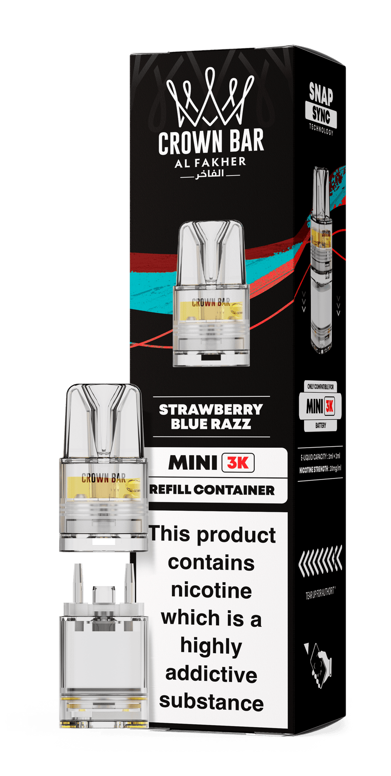 Al Fakher Crown Bar Mini 3K Refill Pods - Starting From £3.99