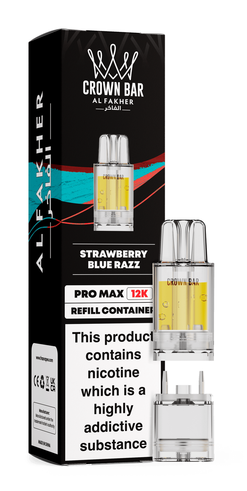 Al Fakher Crown Bar Pro Max 12K Refill Replacement Pod - Starting From £4.40